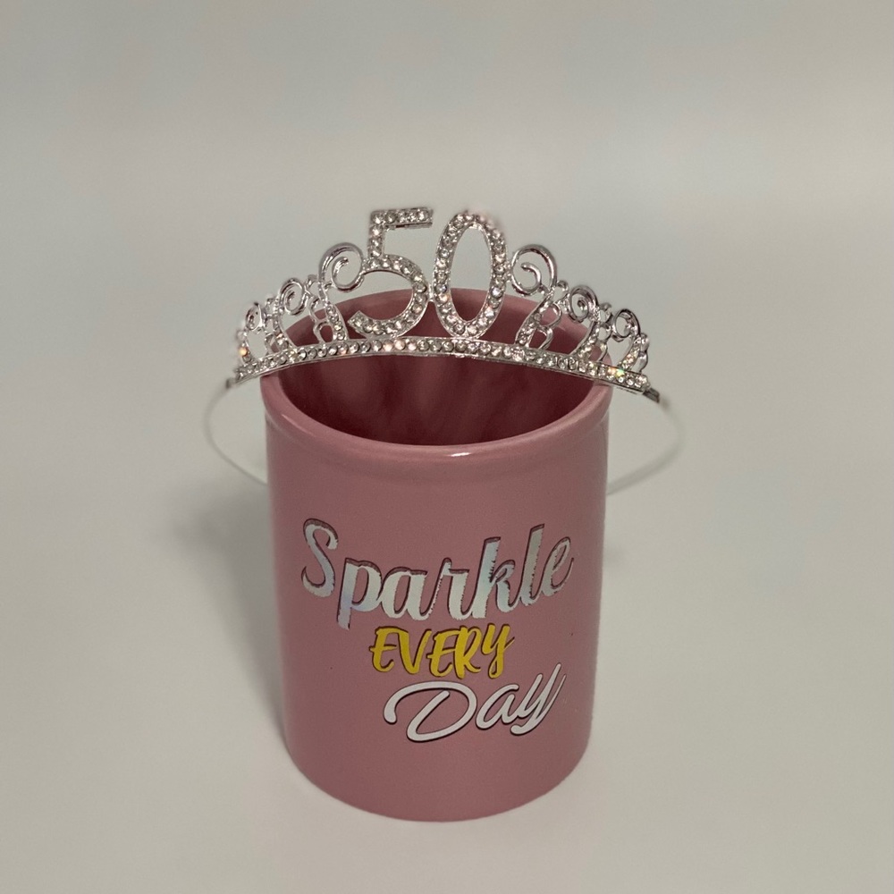 50 adult princess metal birthday tiara